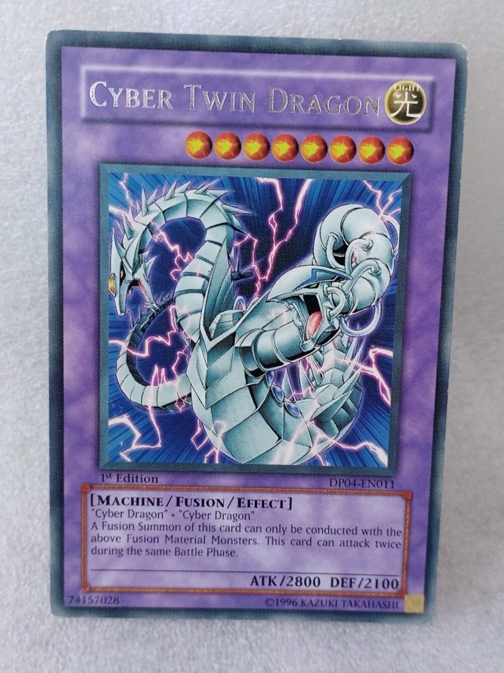 Konami Yu-Gi-Oh! Cyber Twin Dragon Fusion DP04-EN011 1st Edition NM